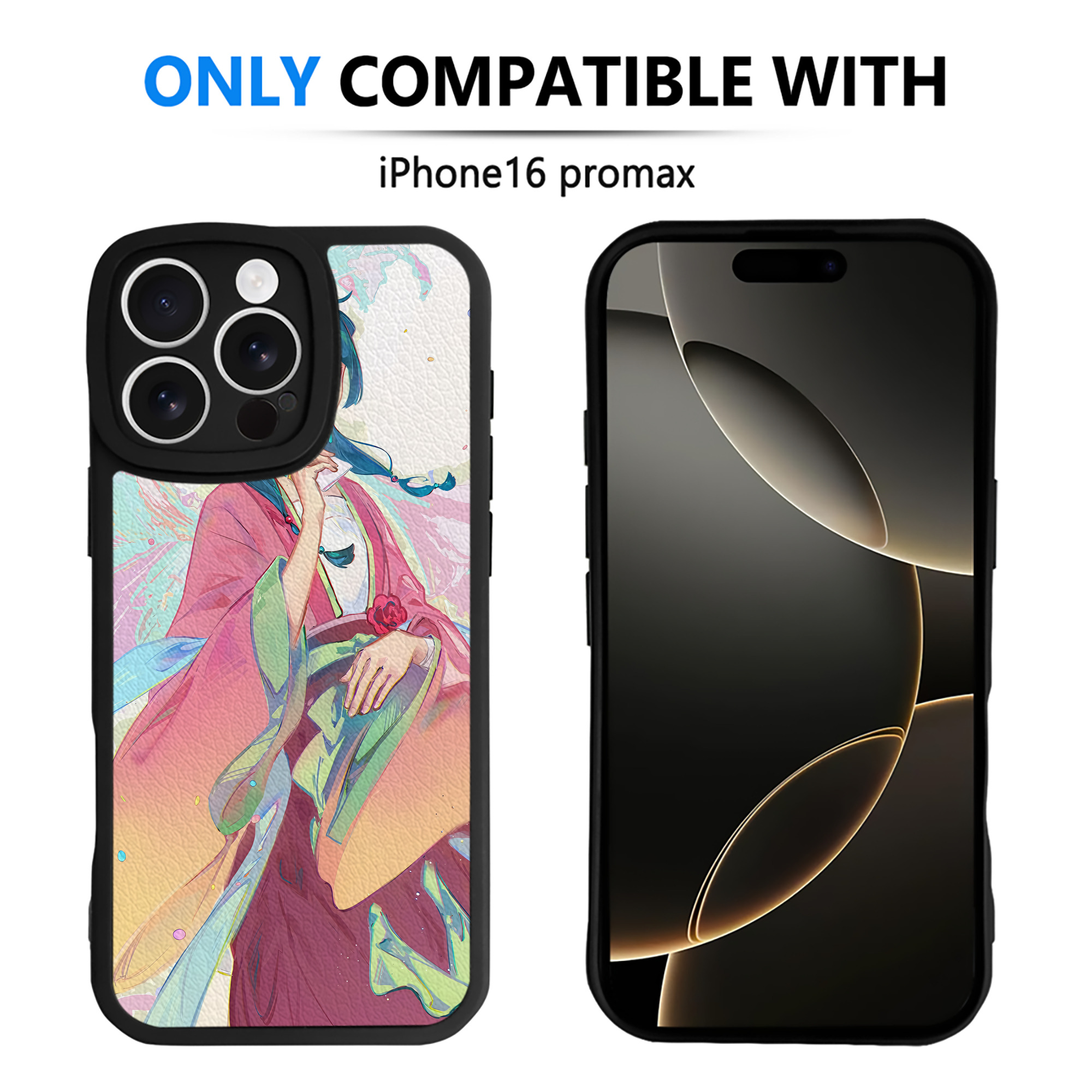 （画像用） 薬屋のひとりごと The Apothecary Diaries 【iPhone 16シリーズ対応】シリコンスマホケース（レザー調） 材質：シリコン